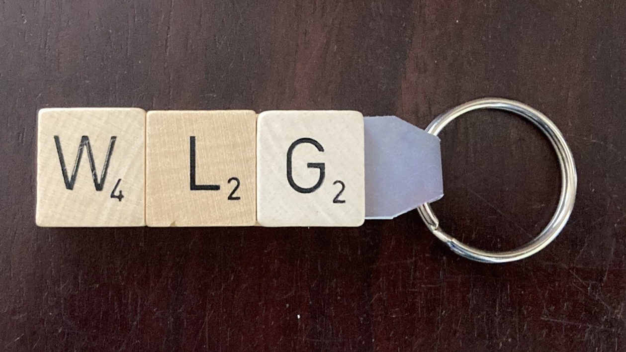 WLG Scrabble Sleutelhanger
